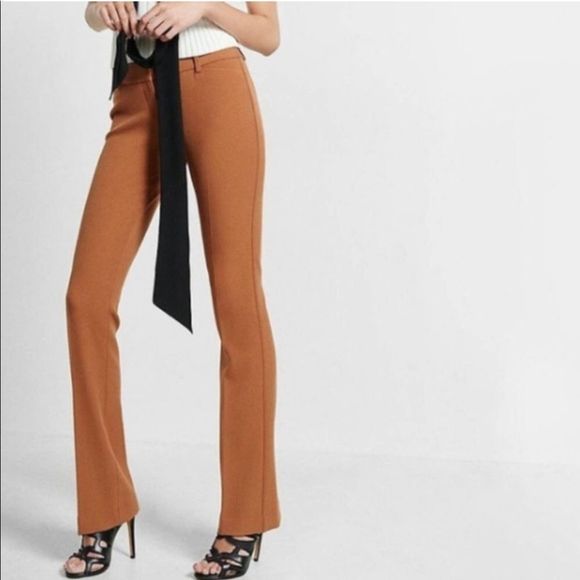 Express Columnist Barely Boot Trouser Pants Sz 0 - Picture 1 of 10